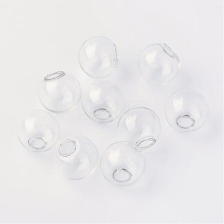 Round Mechanized Blown Glass Globe Ball Bottles BLOW-R001-16mm-1