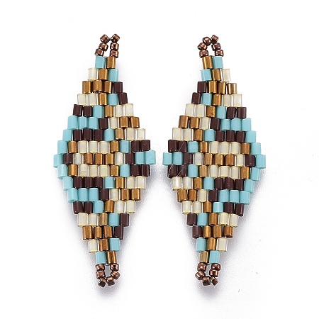 MIYUKI & TOHO Handmade Japanese Seed Beads Links SEED-E004-M02-1