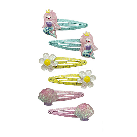 3 Pairs 3 Styles Cute Children's Hair Clips PW-WG4041C-03-1