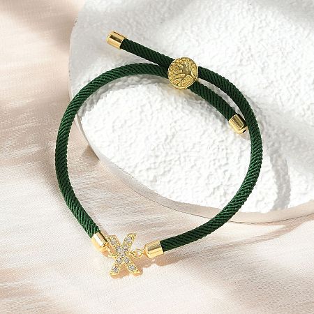 Adjustable Nylon Cord Bracelets X-BJEW-C096-01G-24-1
