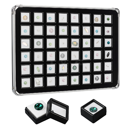 48 Grids Aluminum Boxes CON-WH0086-235C-1