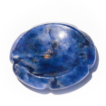 Natural Sodalite Worry Stone for Anxiety PW-WG35396-05-1