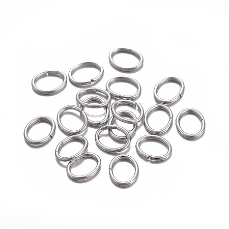 400Pcs 304 Stainless Steel Open Jump Rings STAS-ZF0001-26D-1