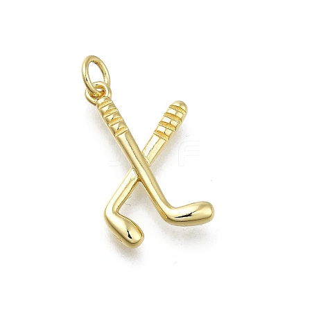 Brass Pendants KK-K400-13G-1