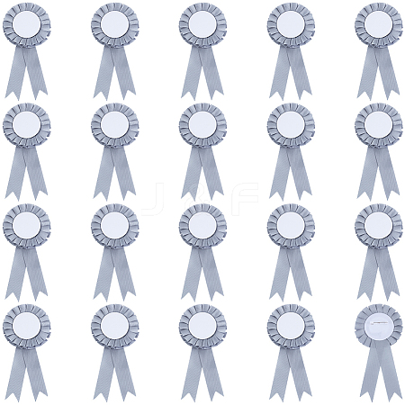 Award Ribbon Shape Iron Badge Pins LS-JEWB-WH20002-04C-1