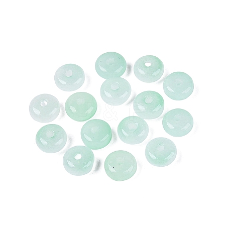 Baking Paint Imitation Jade Glass Beads GL-N006-01A-12-1