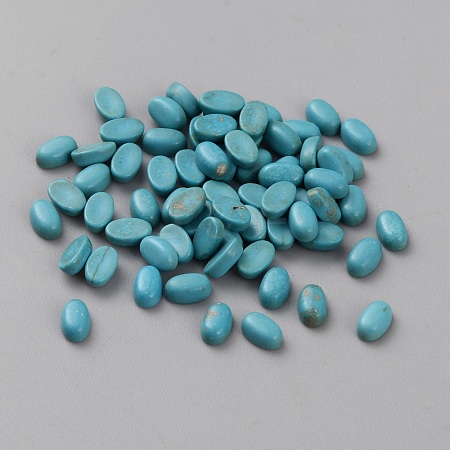 Synthetic Turquoise Cabochons TURQ-WH0001-25A-01-1