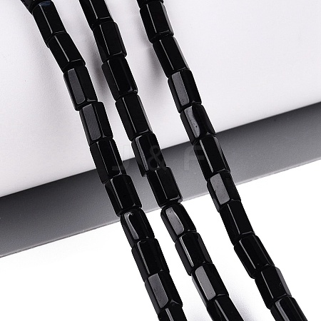 Natural Obsidian Beads Strands GG-N002-01A-01-1