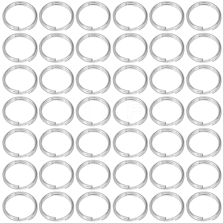 SOFPLATE 500Pcs 304 Stainless Steel Split Rings STAS-SP0001-66D-1