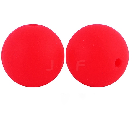 Silicone Beads Round Rubber Bead 15MM Loose Spacer Beads for DIY Supplies Jewelry Keychain Making FIND-SX0001-188-1