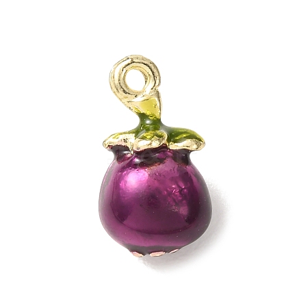 Alloy Enamel Pendants AL-CBA24A7-01G-03-1