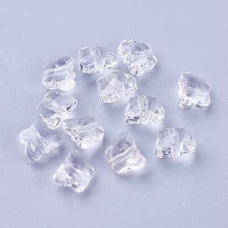 Transparent Glass Beads GLAA-P037-02B-28-1