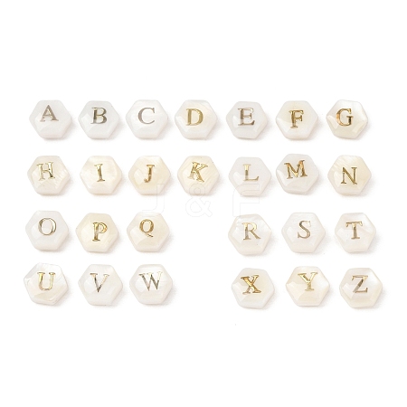 26Pcs 26 Styles Natural Shell Beads SH-CBAD3AC-05-1