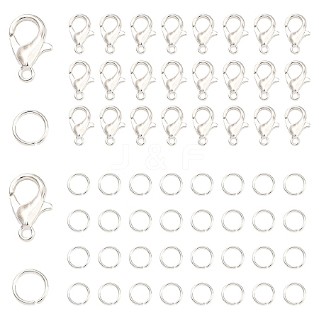 200Pcs Zinc Alloy Lobster Claw Clasps DIY-YW0010-31-1