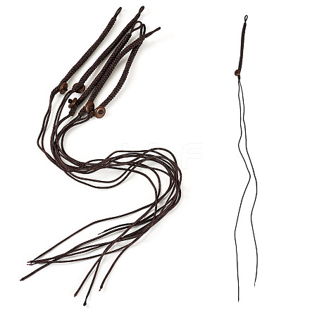 5Pcs Braided Polyester Nylon Mobile Phone Making Cord Loops FIND-TA0008-45A-1