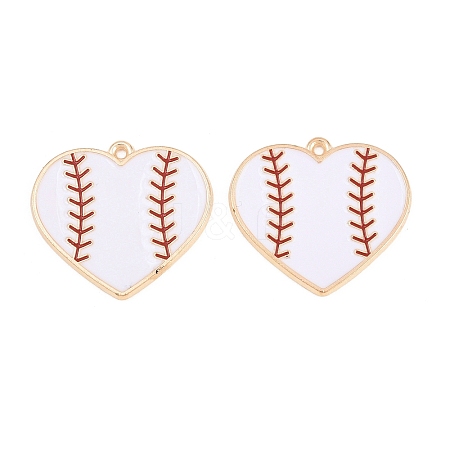 Sport Alloy Enamel Pendants ENAM-C035-01F-1