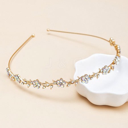 Iron with Rhinestone Hair Bands for Girl PW-WG77244-06-1