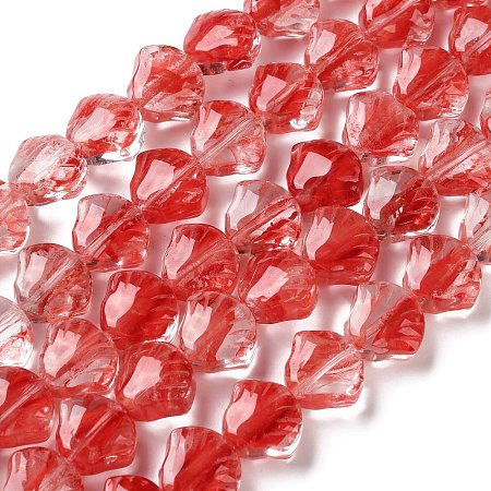 Inner Flower Handmade Lampwork Beads Strands LA-CBA3F7A-02L-1