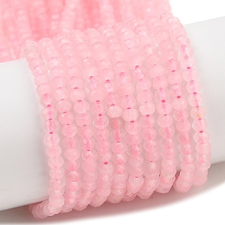 Natural Rose Quartz Beads Strands G-ONLY-T-B03-01A-1