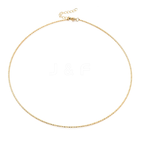 Ion Plating(IP) 304 Stainless Steel Necklaces STAS-D084-31G-1