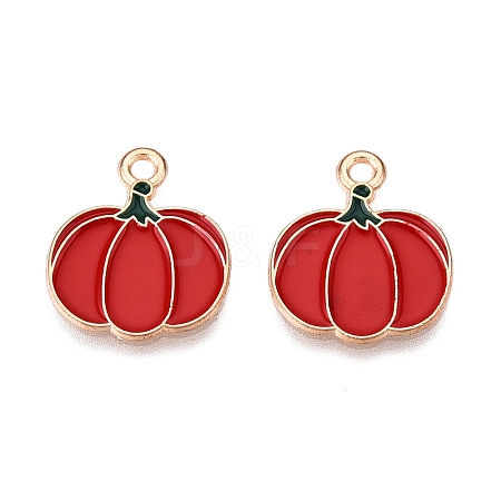 Thanksgiving Day Theme Alloy Enamel Pendants X1-ENAM-T020-35M-1