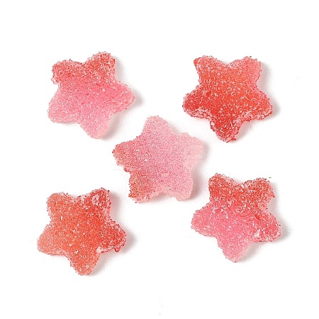 Imitation Candy Food Style Resin Cabochons RESI-R461-02E-1