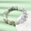 10MM Natural Aquamarine Round Beaded Stretch Bracelets for Women GG-CBA6C75-A01-10mm-2