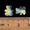 Electroplate Glass Beads EGLA-P059-01B-AB08-3