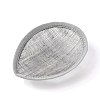 Linen Teardrop Fascinator Hat Base for Millinery AJEW-WH0283-54A-2