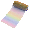 10 Yards Rainbow Color Polyester Tulle Fabric Rolls OCOR-WH0082-136A-1