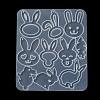 Rabbit DIY Pendant Silicone Molds DIY-G101-01B-4