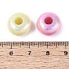 UV Plating Opaque Acrylic European Beads OACR-N160-03-3
