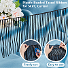 1 Yard Plastic Beaded Tassel Ribbon DIY-OC0013-14A-4