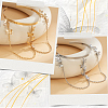 2Pcs 2 Colors Iron and Brass Upper Arm Bangles BJEW-CY0001-11A-6