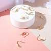 7 Pairs 7 Style Brass Micro Pave Cubic Zirconia Earring Hooks KK-TA0001-20-6