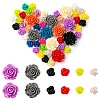 50Pcs Opaque Resin Cabochons CRES-YW0001-22-1