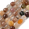 Natural Rutilated Quartz Beads Strands G-B099-B01-01-1