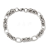 201 Stainless Steel Link Chain Bracelets for Men STAS-T077-08P-4