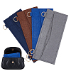 WADORN 4Pcs 4 Colors Wool Felt Bag Organizer Inserts FIND-WR0007-27B-1