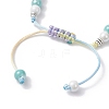 3Pcs 3 Colors Handmade Porcelain Beaded Bracelets BJEW-JB12473-5