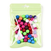 Macaron Color Plastic Yin-yang Zip Lock Bags OPP-N001-01E-02-3