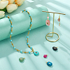 7Pcs 7 Styles Natural & Synthetic Mixed Gemstone Pendants KK-BC0015-71-4