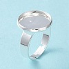 Adjustable 201 Stainless Steel Finger Rings Components STAS-G187-01S-14mm-2