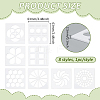 Acrylic Drawing Painting Stencils Templates DIY-BC0015-50B-2