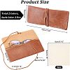  4Pcs Rectangle PU Leather Eyelasses Storage Bag AJEW-NB0003-43-2