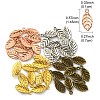 40Pcs 4 Colors Alloy Charms FIND-YW0004-07-3