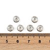 Brass Grade A Rhinestone Spacer Beads RB-A014-Z6mm-14S-3