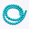 Natural Magnesite Beads Strand TURQ-G096-6mm-2