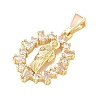 Religion Brass Pave Cubic Zirconia Pendants CU-CBA83A6-01A-G04-2