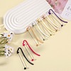 11Pcs 11 Colors Alloy Bookmarks AJEW-SZ0002-53-3